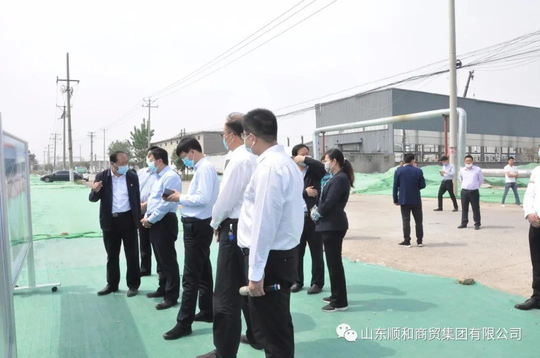 市政府副市長常紅軍到商貿(mào)服務型國家物流樞紐山東順和國際智慧物流園項目現(xiàn)場調(diào)研督導