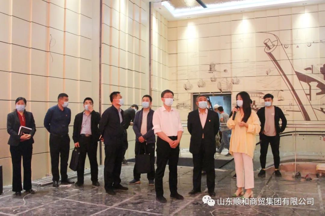 蘭山區(qū)委常委、組織部部長劉元迅一行蒞臨順和國際智慧物流園調研快遞物流行業(yè)黨建工作